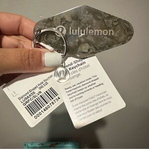 NEW Lululemon Diamond Shaped Key Chain